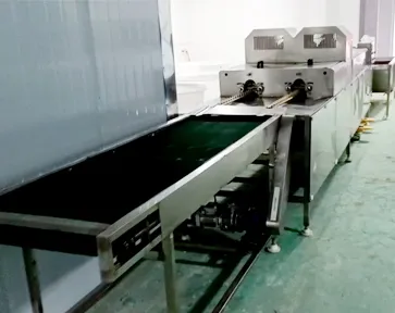 Clean vegetable processing production line
