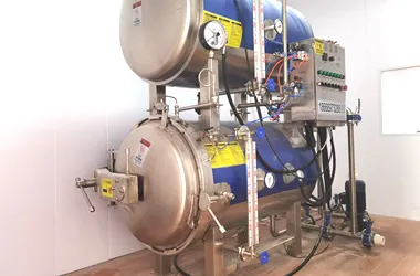 What products are suitable for use with high temperature sterilizing pots?